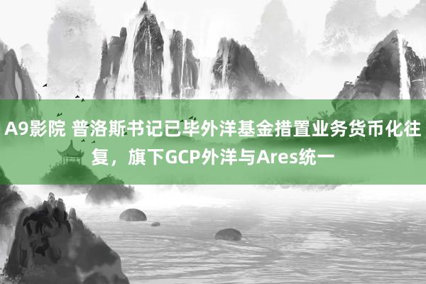 A9影院 普洛斯书记已毕外洋基金措置业务货币化往复，旗下GCP外洋与Ares统一