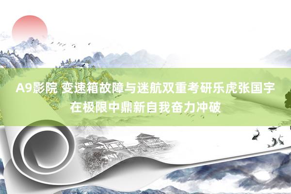 A9影院 变速箱故障与迷航双重考研乐虎张国宇在极限中鼎新自我奋力冲破