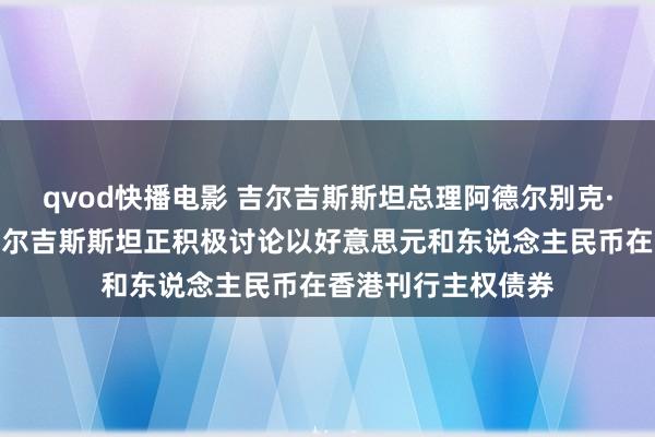 qvod快播电影 吉尔吉斯斯坦总理阿德尔别克·卡西马利耶夫：吉尔吉斯斯坦正积极讨论以好意思元和东说念主民币在香港刊行主权债券